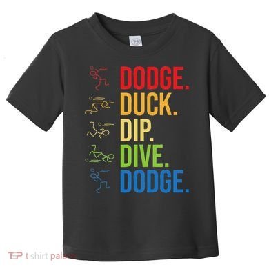 Dodgeball Player Ball Game Dodgeballer Toddler T-Shirt