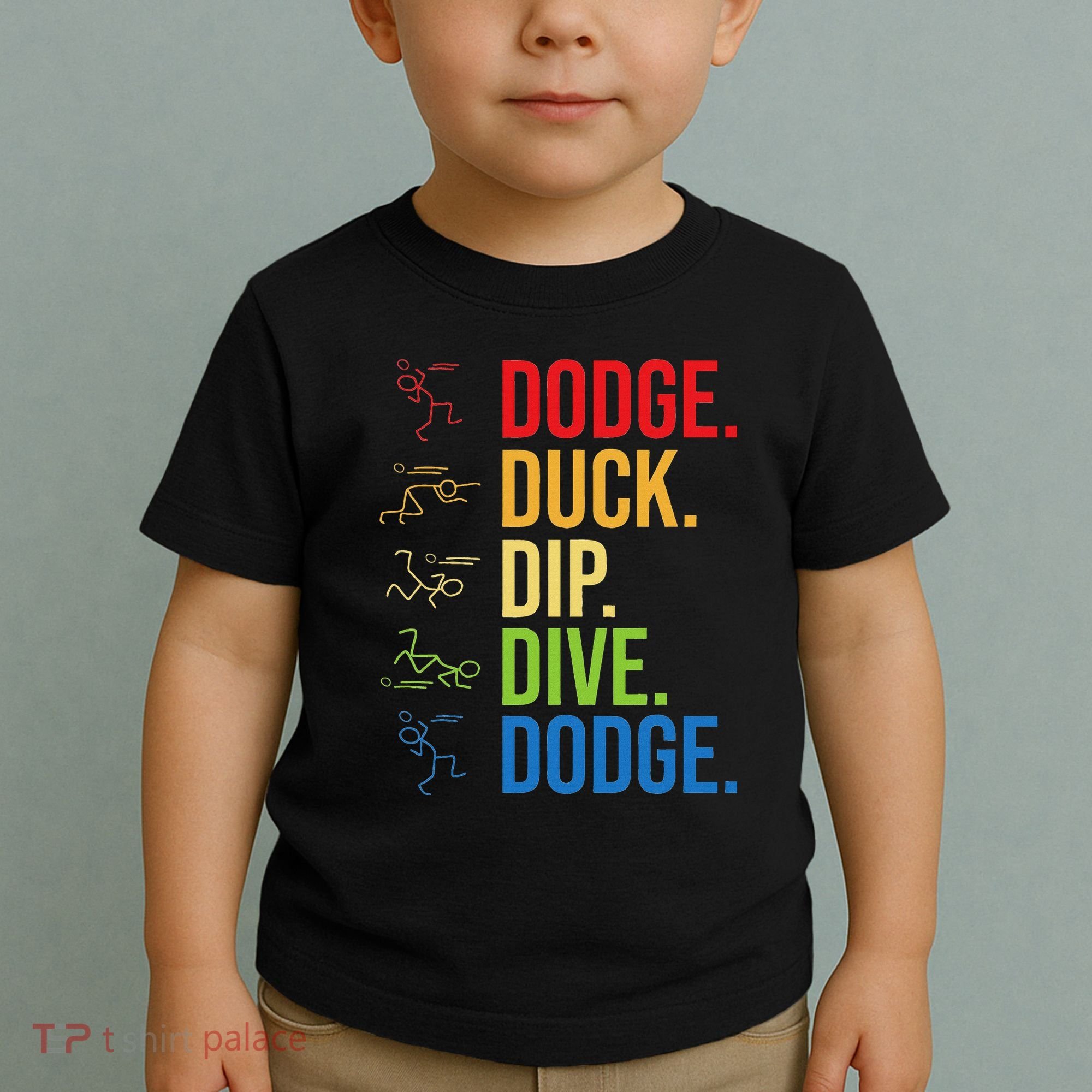 Dodgeball Player Ball Game Dodgeballer Toddler T-Shirt