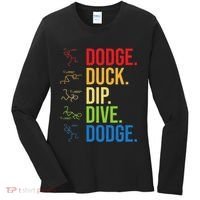 Dodgeball Player Ball Game Dodgeballer Women's Long Sleeve Shirt thumb 0