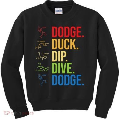 Dodgeball Player Ball Game Dodgeballer Kids Sweatshirt