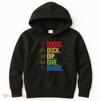 Dodgeball Player Ball Game Dodgeballer Kids Hoodie thumb 0