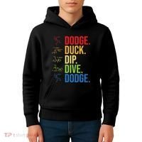 Dodgeball Player Ball Game Dodgeballer Kids Hoodie thumb 4