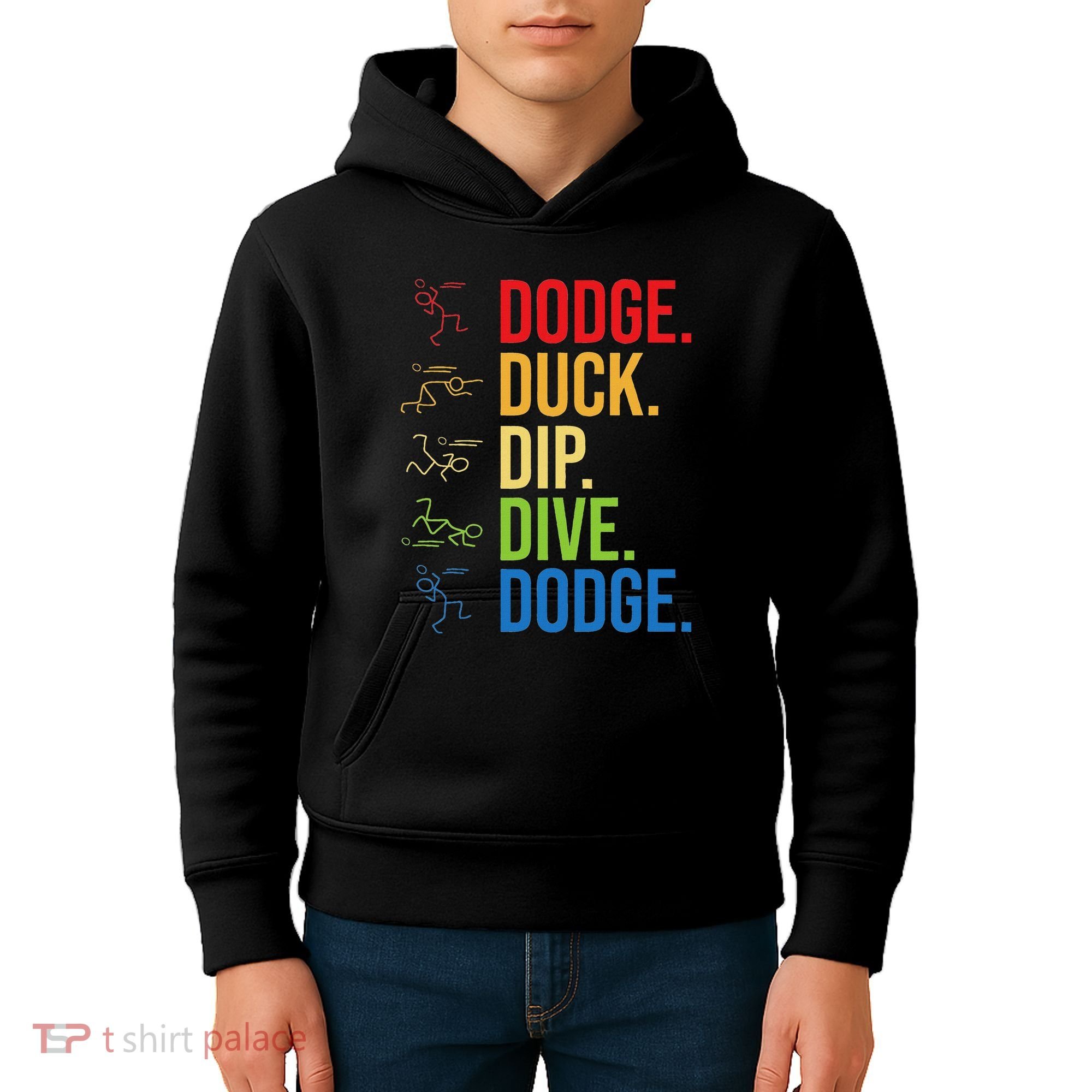 Dodgeball Player Ball Game Dodgeballer Kids Hoodie