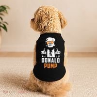 Donald Pump Bitcoin Funny Trump 2024 Crypto American Flag Doggie Tank thumb 2