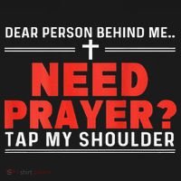 Dear Person Behind Me Need Prayer Tap My Shoulder Gift Kids Long Sleeve Shirt thumb 2