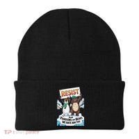 DEAR PENGUINS BEARS WE HATE HIM TOO NO TARIFFS RESIST Beanie thumb 0