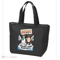 DEAR PENGUINS BEARS WE HATE HIM TOO NO TARIFFS RESIST Tote Bag thumb 3