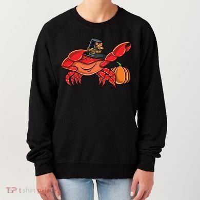 Dabbing Pilgrim Crab Thanksgiving Great Gift Women's Sweatshirt