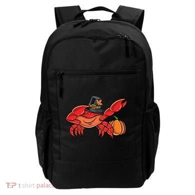 Dabbing Pilgrim Crab Thanksgiving Great Gift Backpack