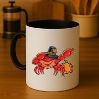 Dabbing Pilgrim Crab Thanksgiving Great Gift Coffee Mug thumb 4