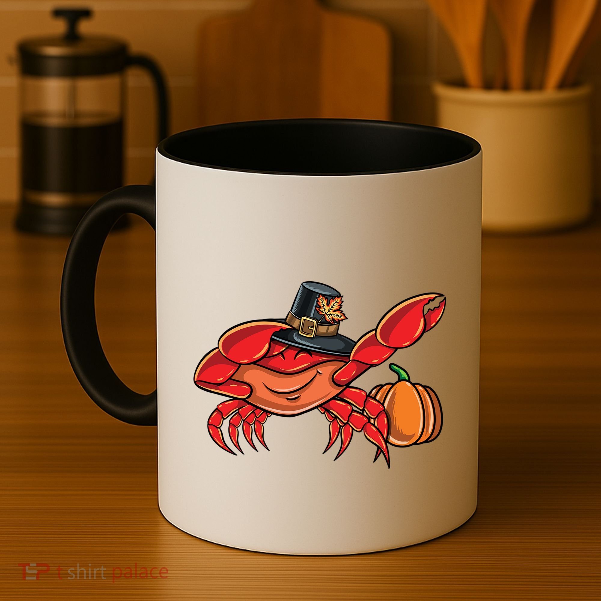 Dabbing Pilgrim Crab Thanksgiving Great Gift Coffee Mug