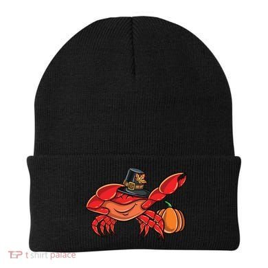 Dabbing Pilgrim Crab Thanksgiving Great Gift Beanie