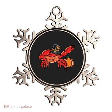 Dabbing Pilgrim Crab Thanksgiving Great Gift Ornament