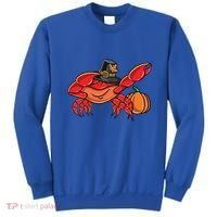 Dabbing Pilgrim Crab Thanksgiving Great Gift Sweatshirt thumb 0