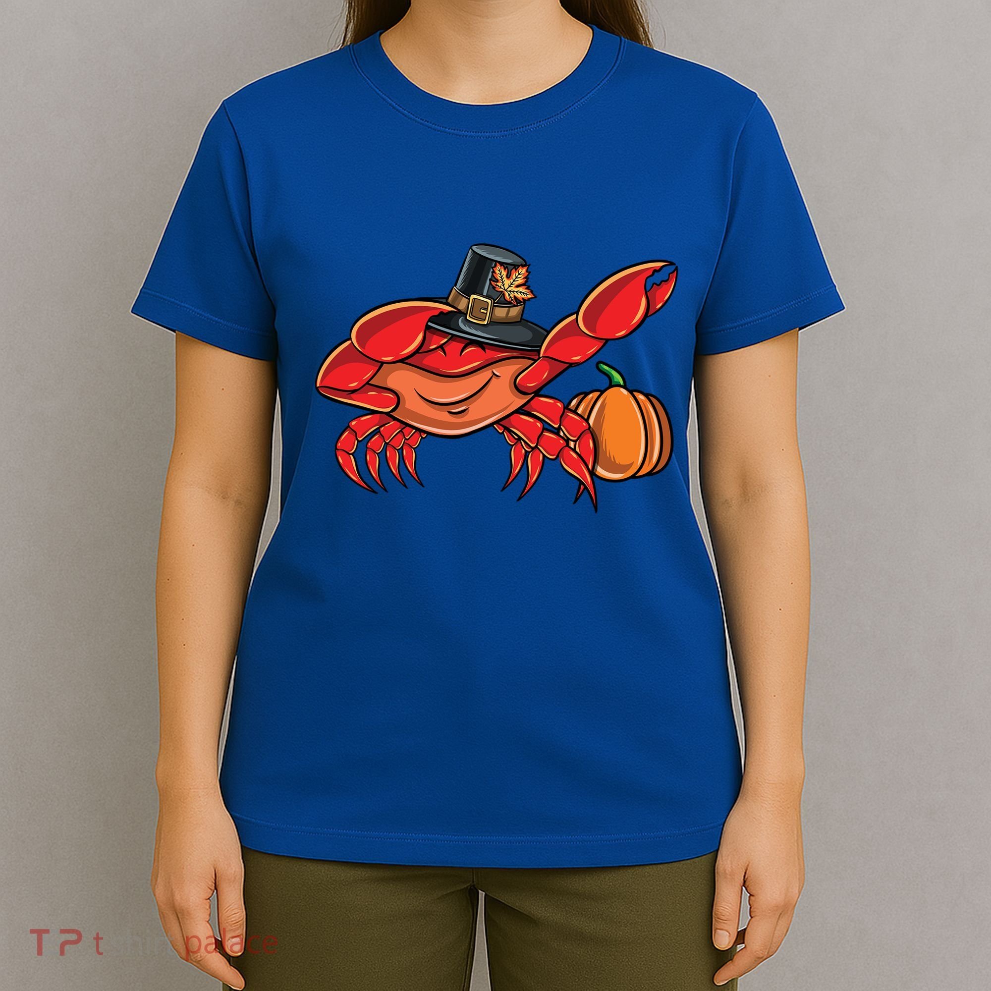 Dabbing Pilgrim Crab Thanksgiving Great Gift T-Shirt