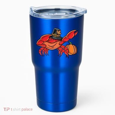 Dabbing Pilgrim Crab Thanksgiving Great Gift Tumbler
