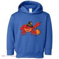 Dabbing Pilgrim Crab Thanksgiving Great Gift Toddler Hoodie thumb 0