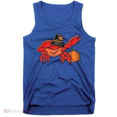 Dabbing Pilgrim Crab Thanksgiving Great Gift Tank Top