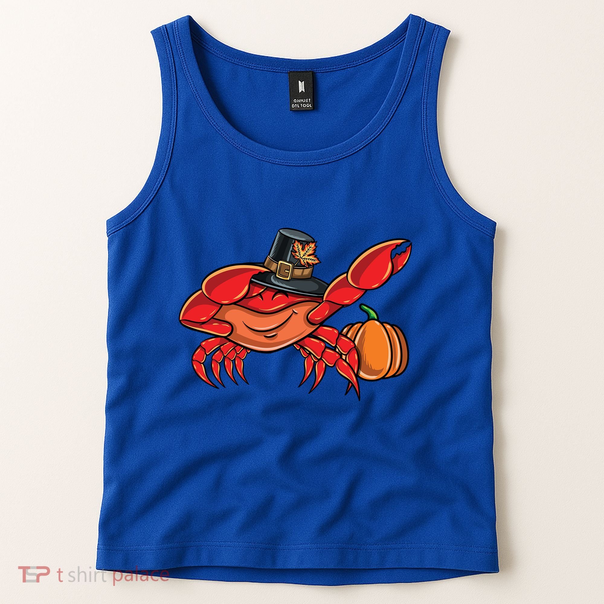 Dabbing Pilgrim Crab Thanksgiving Great Gift Tank Top