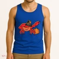 Dabbing Pilgrim Crab Thanksgiving Great Gift Tank Top thumb 3