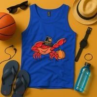 Dabbing Pilgrim Crab Thanksgiving Great Gift Tank Top thumb 4