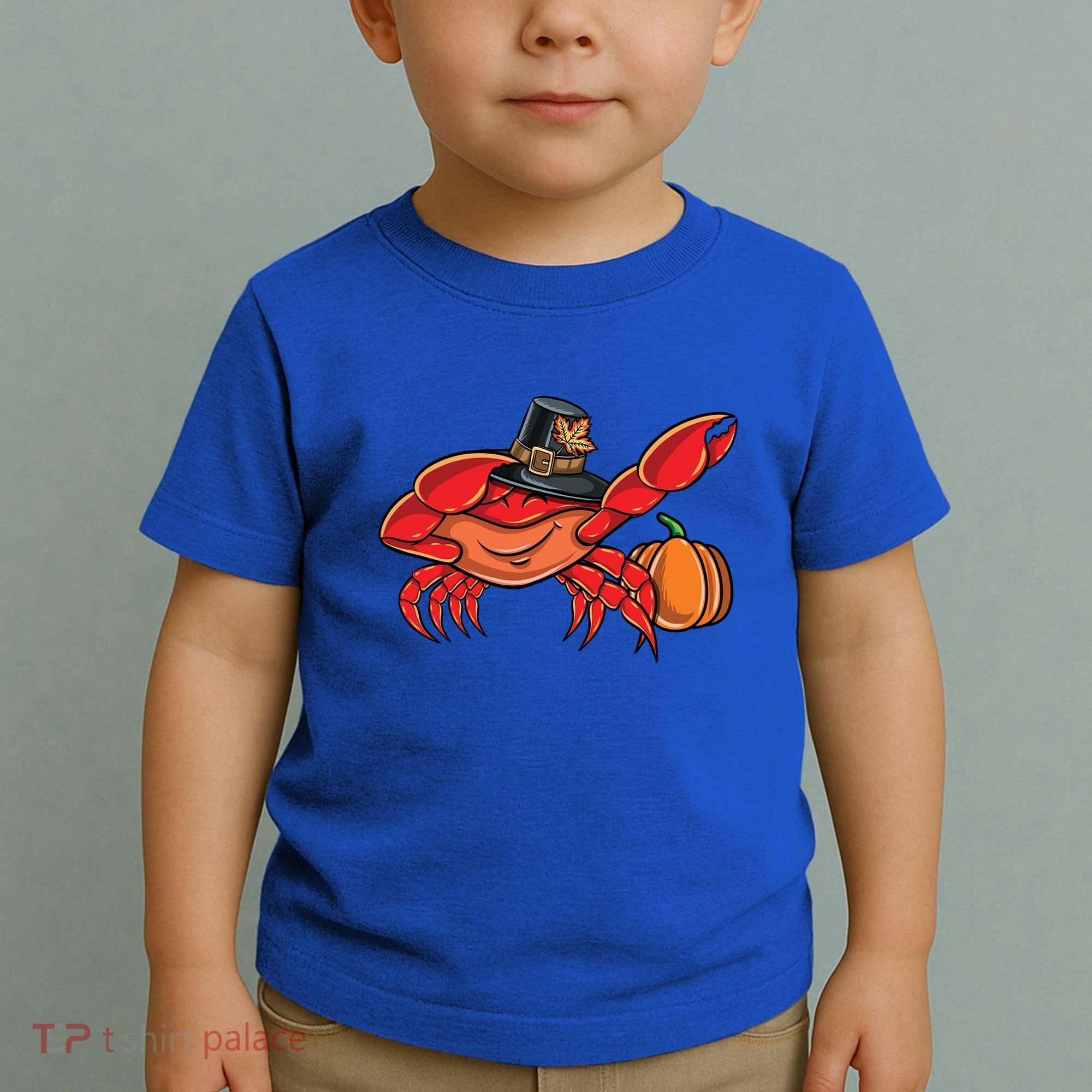 Dabbing Pilgrim Crab Thanksgiving Great Gift Toddler T-Shirt