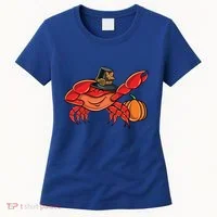Dabbing Pilgrim Crab Thanksgiving Great Gift Women's T-Shirt thumb 0