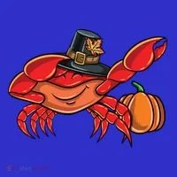 Dabbing Pilgrim Crab Thanksgiving Great Gift Women's T-Shirt thumb 6
