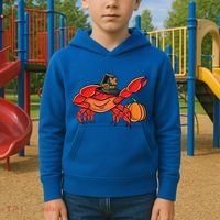 Dabbing Pilgrim Crab Thanksgiving Great Gift Kids Hoodie thumb 2