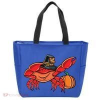 Dabbing Pilgrim Crab Thanksgiving Great Gift Tote Bag thumb 0