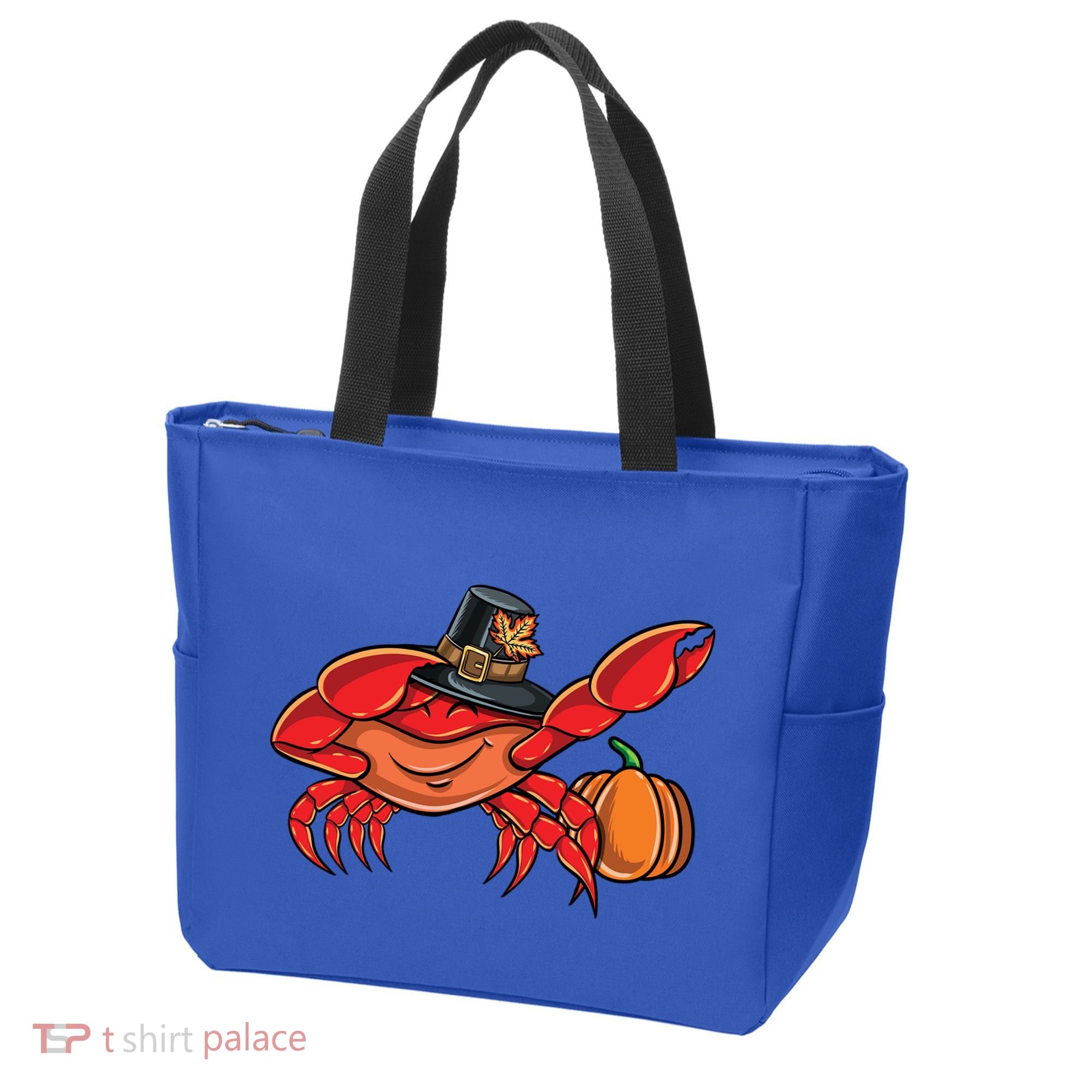 Dabbing Pilgrim Crab Thanksgiving Great Gift Tote Bag