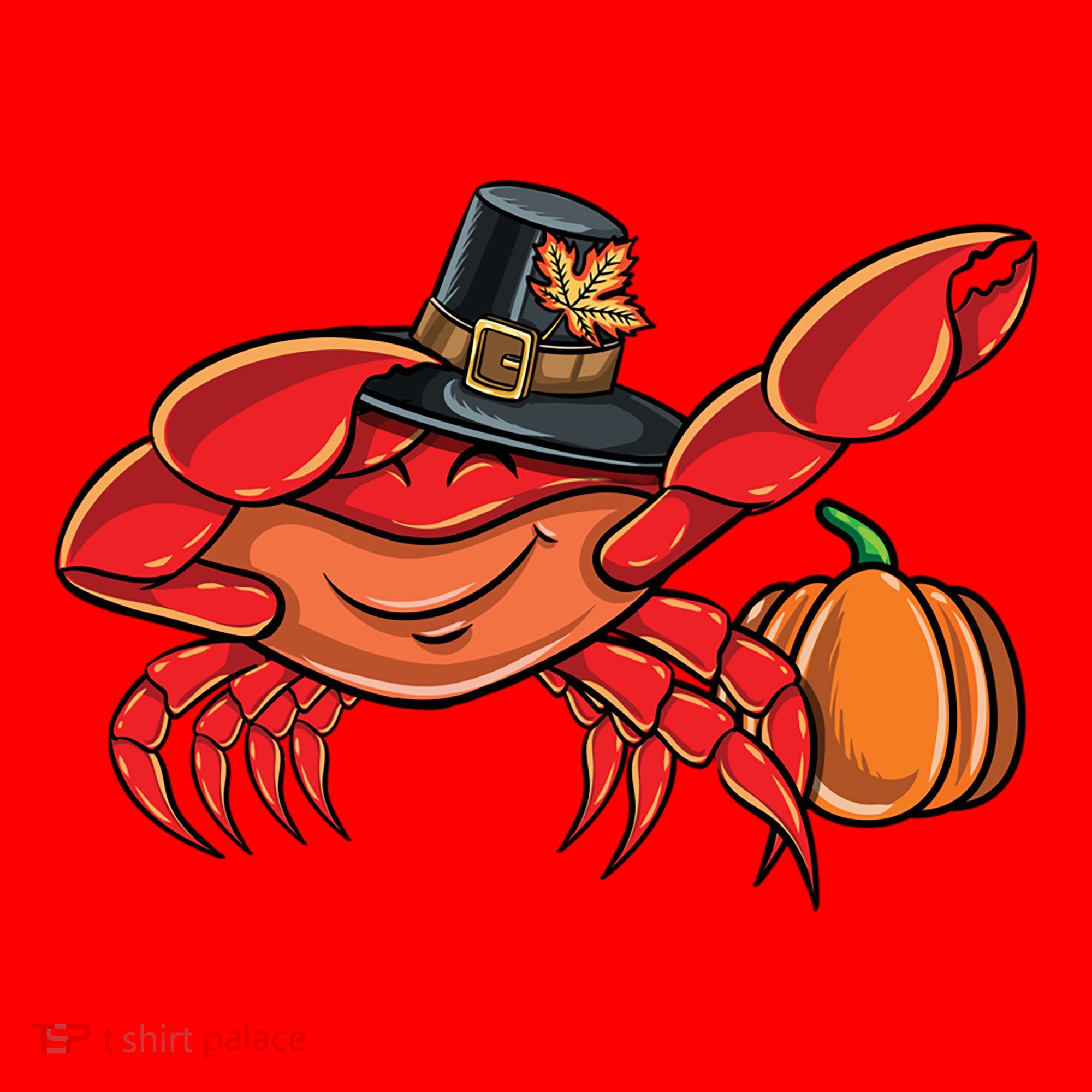 Dabbing Pilgrim Crab Thanksgiving Great Gift Santa Hat