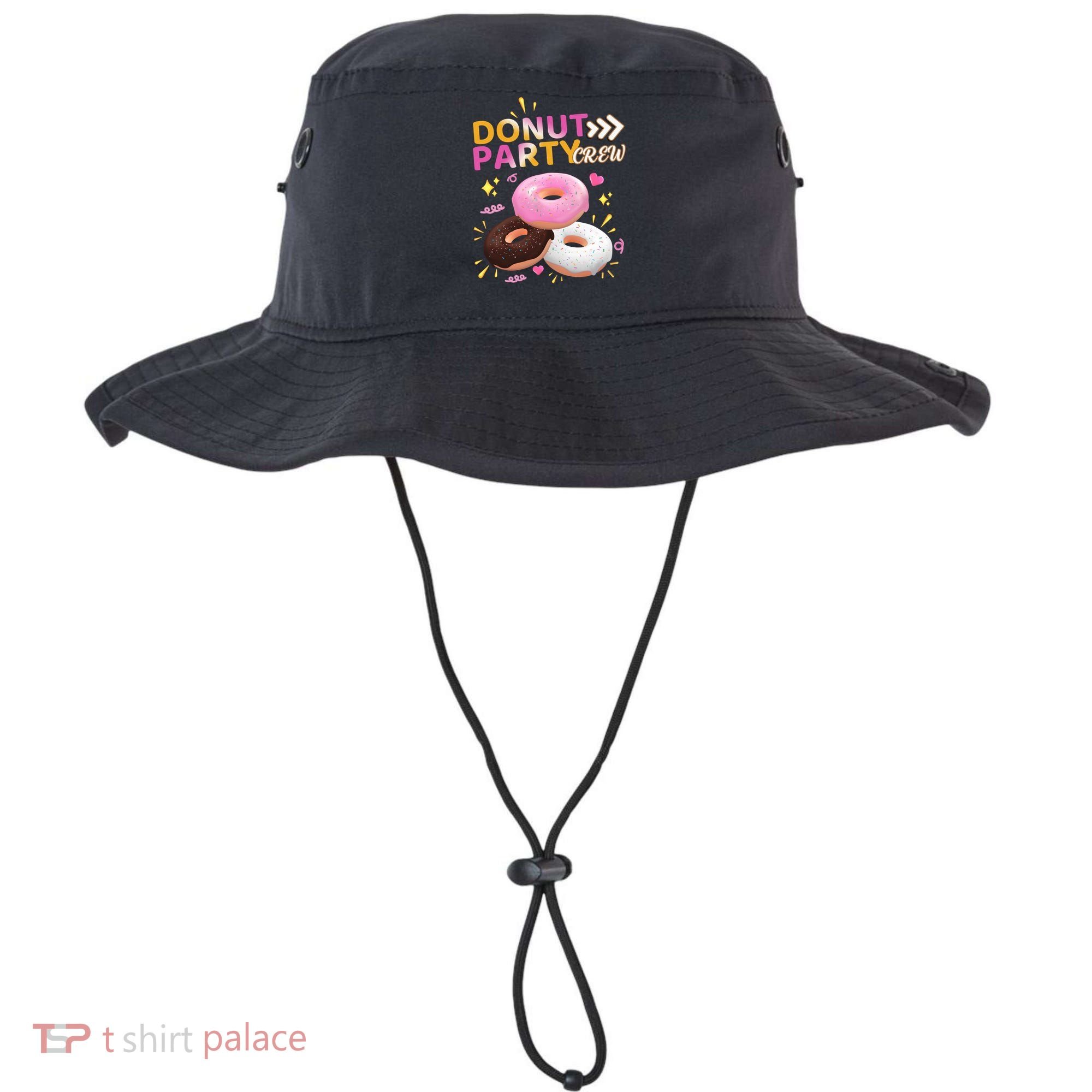 Donut Party Crew Family Matching Friends Donut Lover Funny Funny Gift Bucket Hat