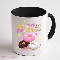 Donut Party Crew Family Matching Friends Donut Lover Funny Funny Gift Coffee Mug thumb 1
