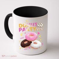 Donut Party Crew Family Matching Friends Donut Lover Funny Funny Gift Coffee Mug thumb 0