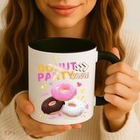 Donut Party Crew Family Matching Friends Donut Lover Funny Funny Gift Coffee Mug thumb 3