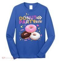 Donut Party Crew Family Matching Friends Donut Lover Funny Funny Gift Long Sleeve Shirt thumb 0