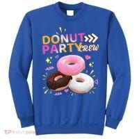 Donut Party Crew Family Matching Friends Donut Lover Funny Funny Gift Sweatshirt thumb 0