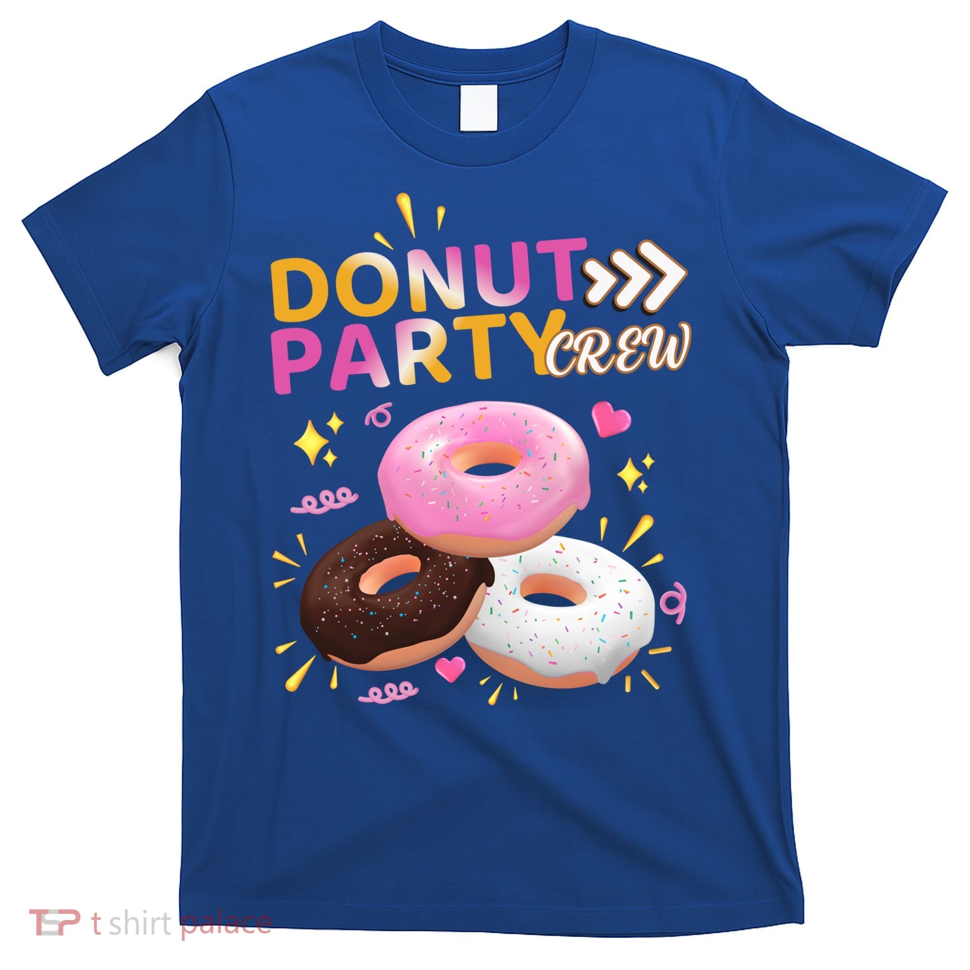 Donut Party Crew Family Matching Friends Donut Lover Funny Funny Gift T-Shirt
