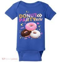 Donut Party Crew Family Matching Friends Donut Lover Funny Funny Gift Baby Bodysuit thumb 0