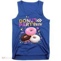 Donut Party Crew Family Matching Friends Donut Lover Funny Funny Gift Tank Top thumb 0
