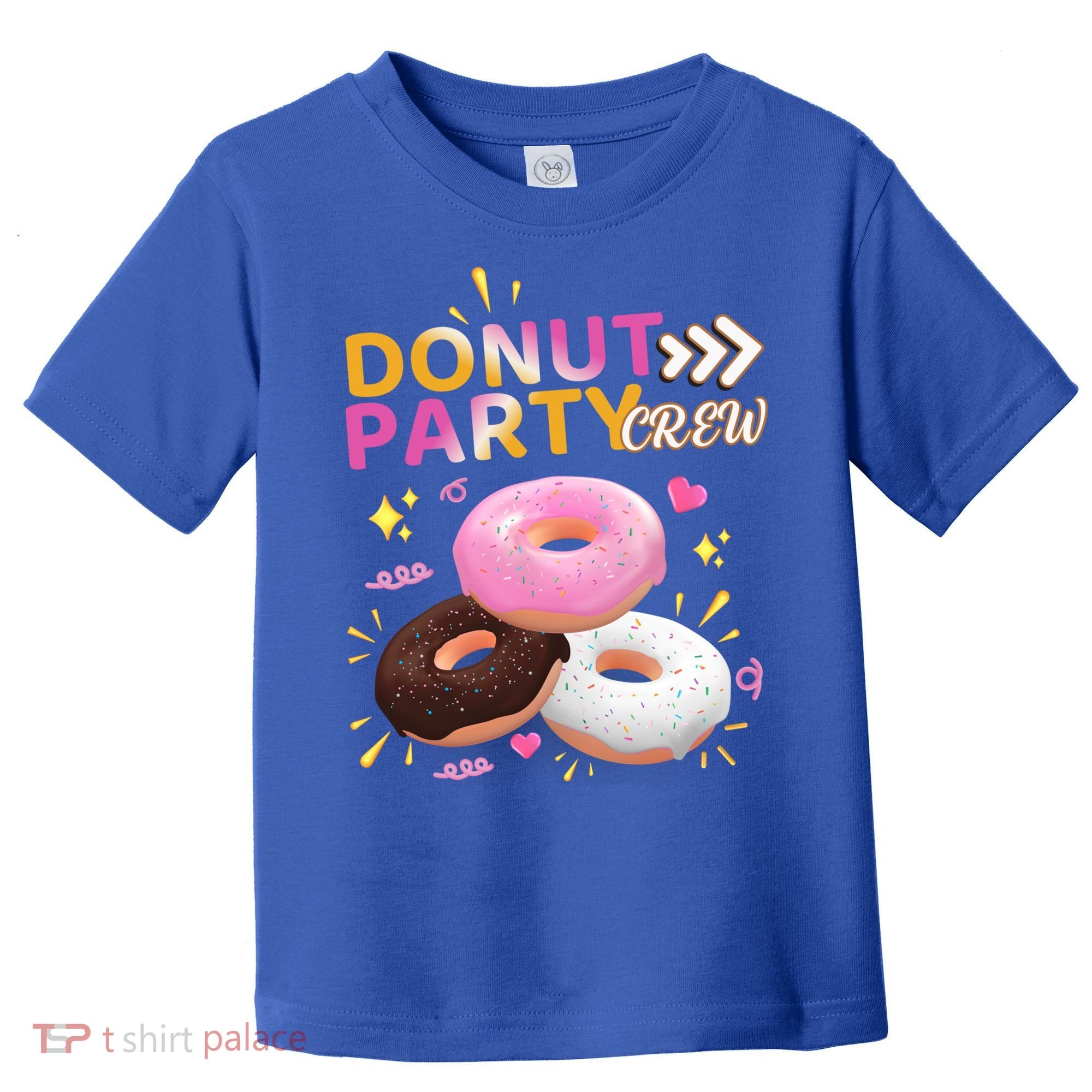 Donut Party Crew Family Matching Friends Donut Lover Funny Funny Gift Toddler T-Shirt