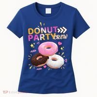 Donut Party Crew Family Matching Friends Donut Lover Funny Funny Gift Women's T-Shirt thumb 0
