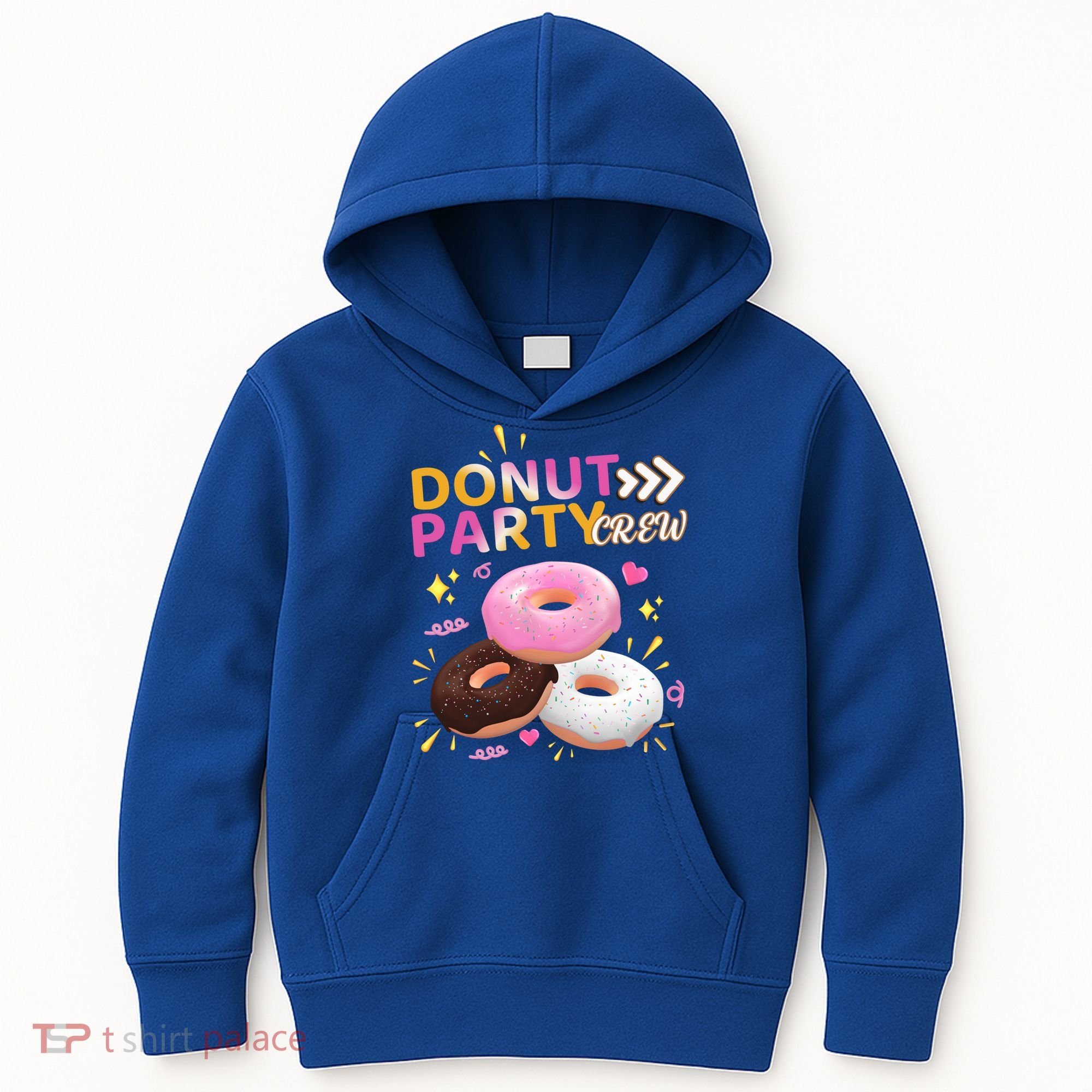 Donut Party Crew Family Matching Friends Donut Lover Funny Funny Gift Kids Hoodie