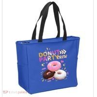 Donut Party Crew Family Matching Friends Donut Lover Funny Funny Gift Tote Bag thumb 2