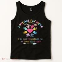 Daycare Provider Childcare Pre K Teacher Appreciation Tank Top thumb 2