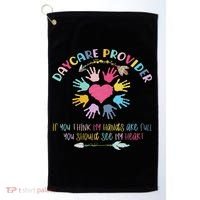 Daycare Provider Childcare Pre K Teacher Appreciation Golf Towel thumb 0