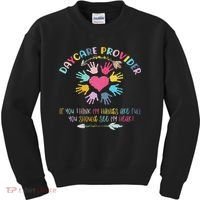 Daycare Provider Childcare Pre K Teacher Appreciation Kids Sweatshirt thumb 0