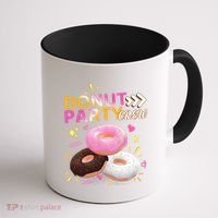 Donut Party Crew Family Matching Friends Donut Lover Funny Gift Coffee Mug thumb 1
