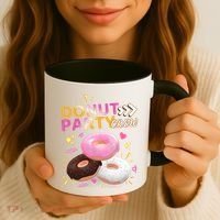 Donut Party Crew Family Matching Friends Donut Lover Funny Gift Coffee Mug thumb 3
